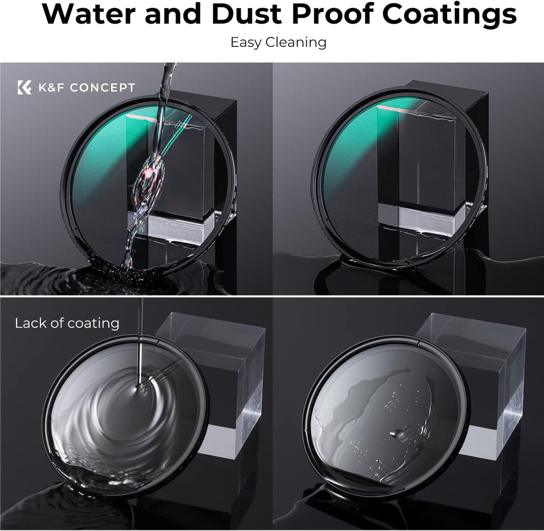 K&amp;F Concept Nano-D Serie Black-Mist 1/4 Filter 72mm Black Promist 1/4 Filter aus Optisches Glas mit