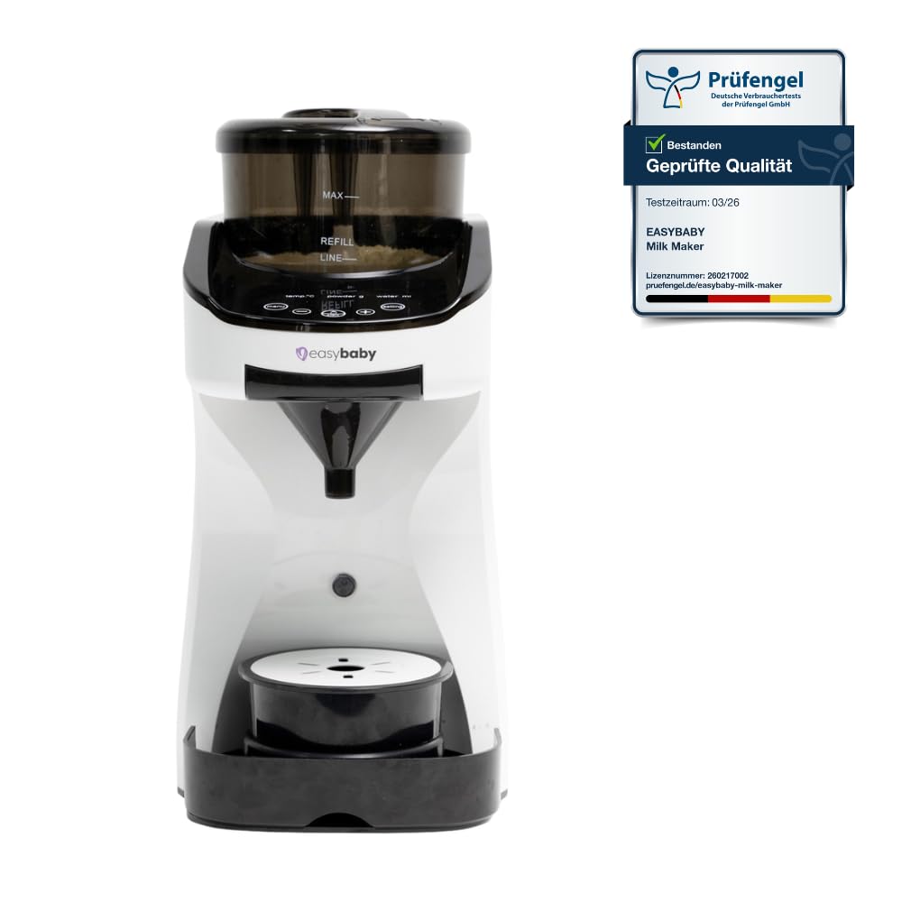 Easybaby Milk Maker - Automatischer Flaschenzubereiter - die Perfekte Babyflasche auf Knopfdruck, Fl