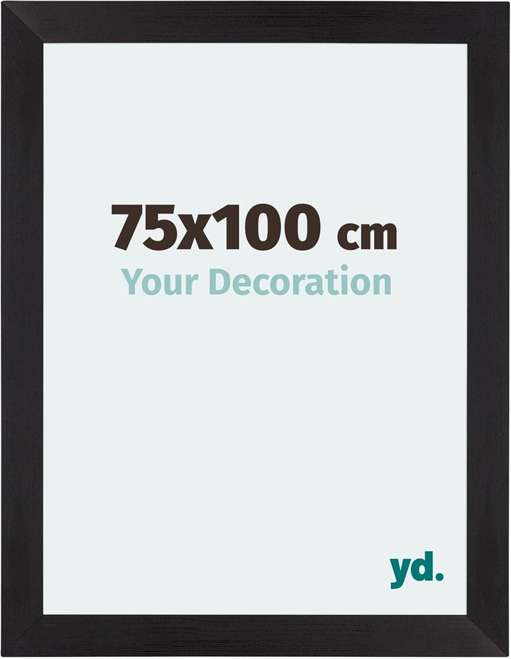 yd. Your Decoration - Bilderrahmen 75x100 cm - Bilderrahmen aus MDF mit Acrylglas - Antireflex - Aus