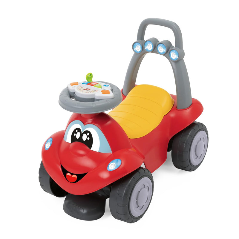 Chicco Ride-Along Billy Quattro, Mitfahrendes Kinderauto, 4in1 Spielmodi, Schaukelfunktion, erste Sc