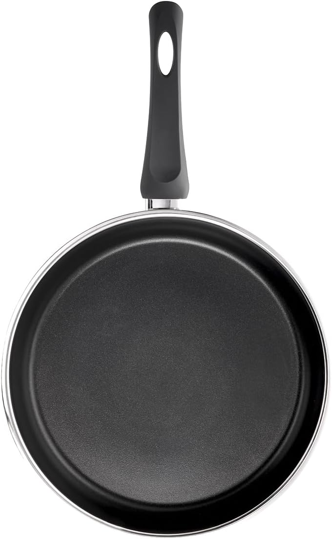 Schulte-Ufer 64055-24 Bratpfanne Wega beschichtet, 24 cm, Edelstahl, 24 cm