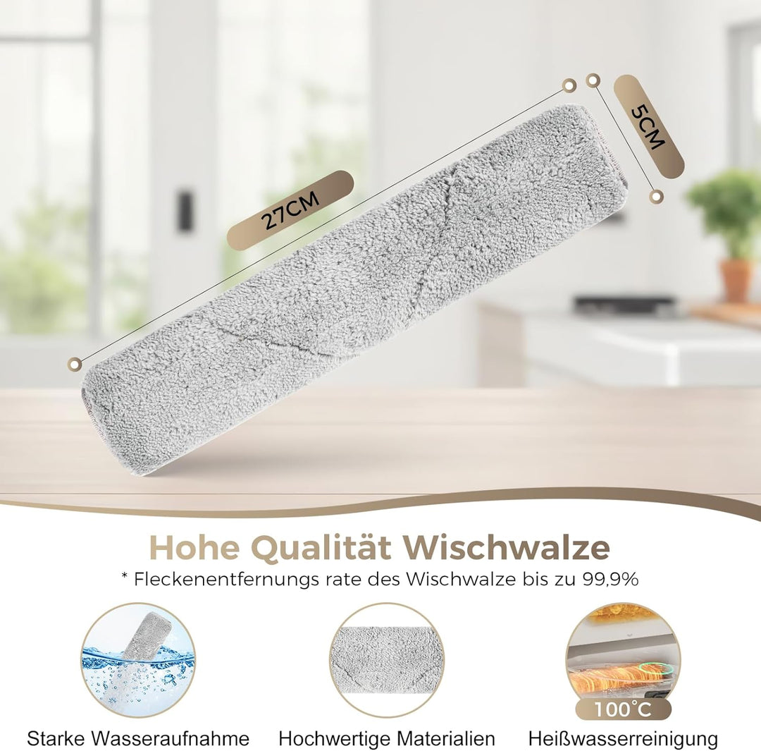 22 Stück Zubehör für Dreame Aqua10 Ultra Track Complete Saugroboter, 2 Hauptbürste, 6 Staubbeutel, 2