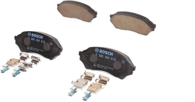 Bosch BP341 Bremsbeläge - Vorderachse - ECE-R90 Zertifizierung - vier Bremsbeläge pro Set