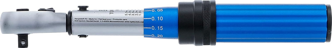 BGS 2824 | Drehmomentschlüssel | Abtrieb Aussenvierkant 6,3 mm (1/4") | 1 - 6 Nm | Drehmoment-Schlüs