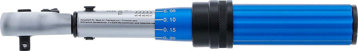 BGS 2824 | Drehmomentschlüssel | Abtrieb Aussenvierkant 6,3 mm (1/4") | 1 - 6 Nm | Drehmoment-Schlüs