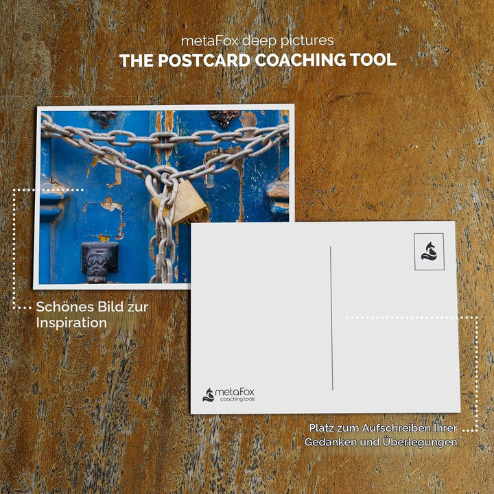 metaFox Coaching Postkarten | Doorway Effect | 52 hochwertige Karten für bedeutsame Gespräche und Be