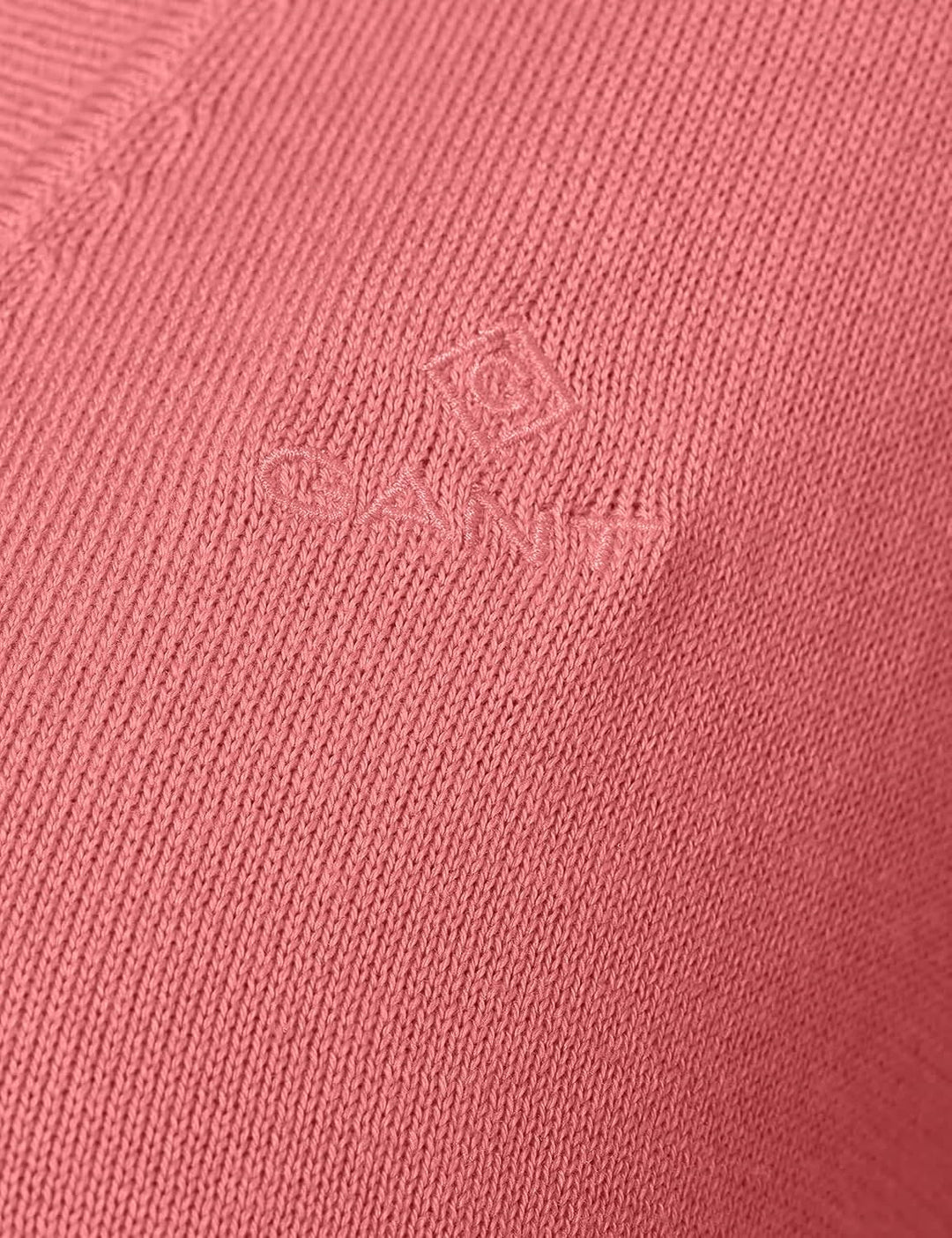 GANT Damen Light Cotton V-Neck Pullover, Blush Pink