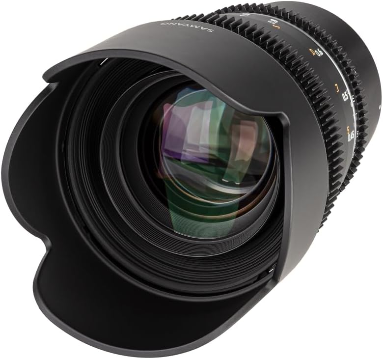 Samyang Normal Cine- und Video Objektiv MF 50mm T1,5 VDSLR MK2 – lichtstark T1,5 kompatibel mit Sony
