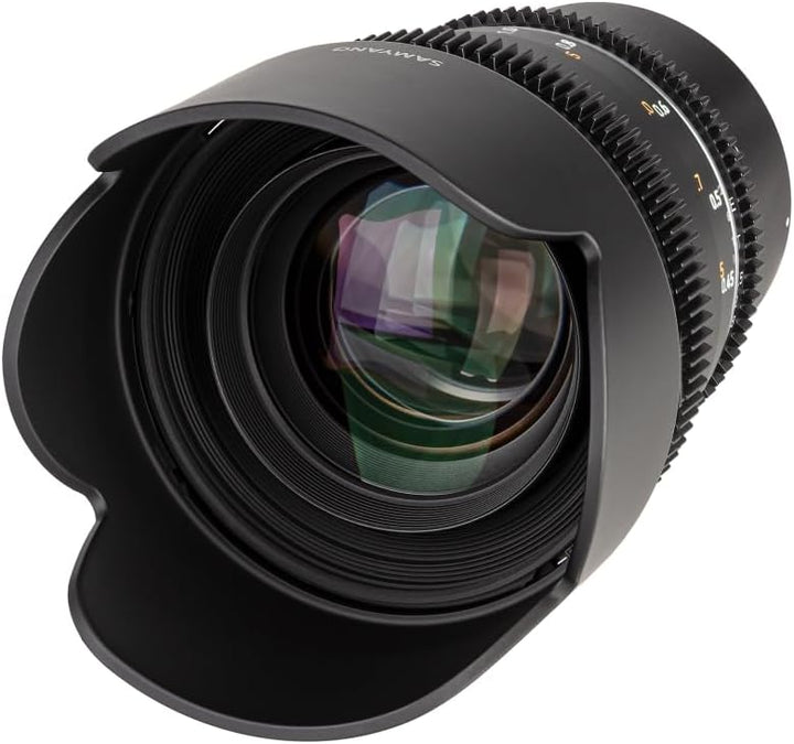 Samyang Normal Cine- und Video Objektiv MF 50mm T1,5 VDSLR MK2 – lichtstark T1,5 kompatibel mit Sony