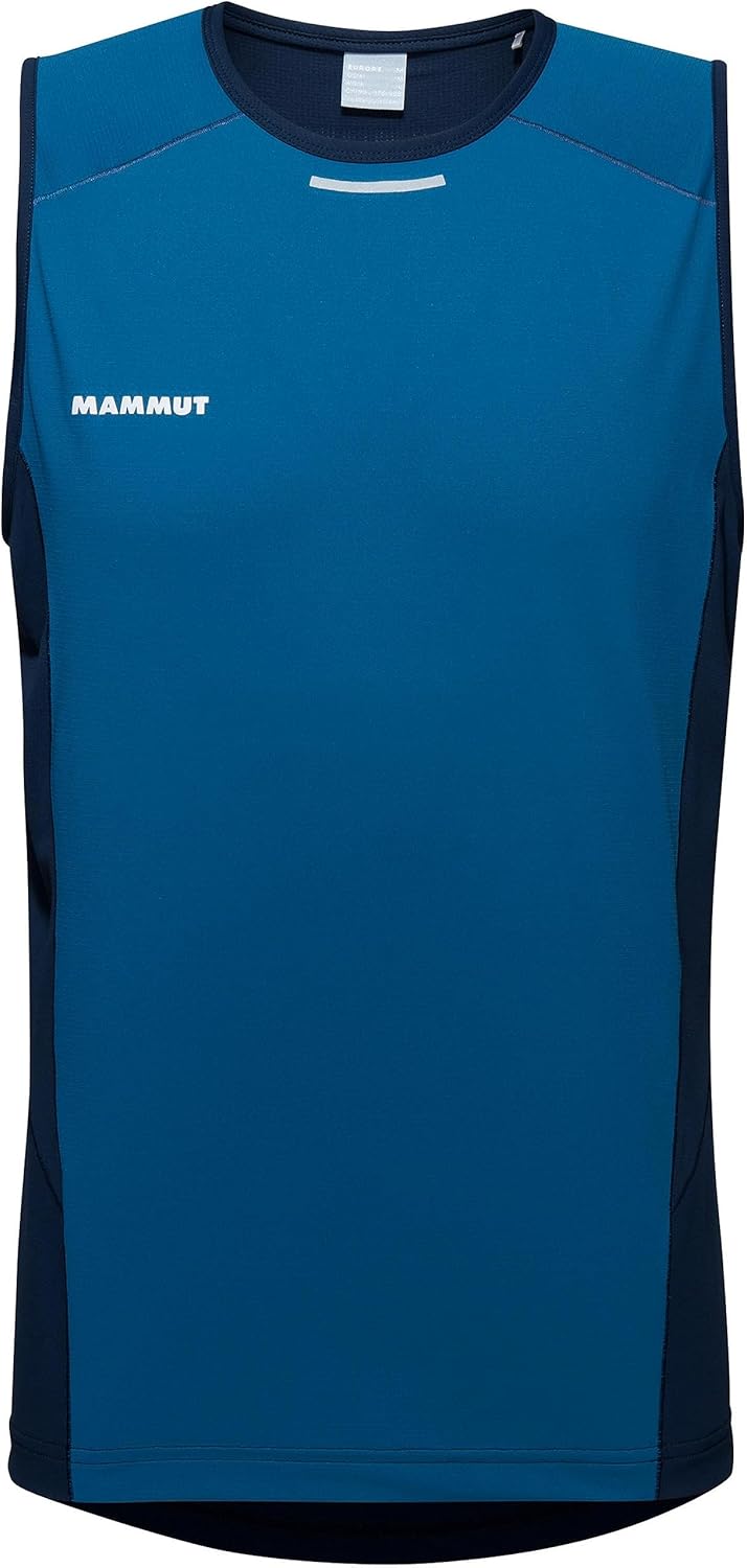 Mammut Herren Aenergy FL Tanktop Laufshirt M Deep Ice-marine, M Deep Ice-marine