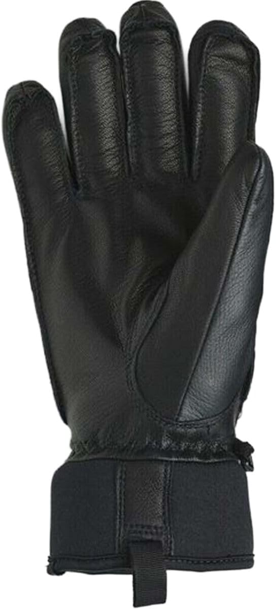 HESTRA Army Leather Wool Terry Handschuhe, Grey-Black, EU 7