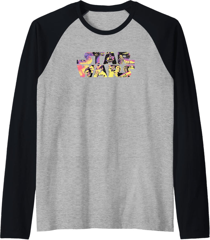 Star Wars Logo Poster Fill Raglan