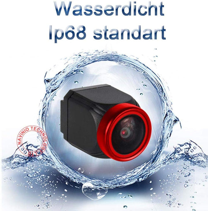 【Cool Rot】1000TV-Linien Hochwertiges 18mm-Objektiv Auto Kofferraumgriff Rückfahrkamera, für BMW 1/2/