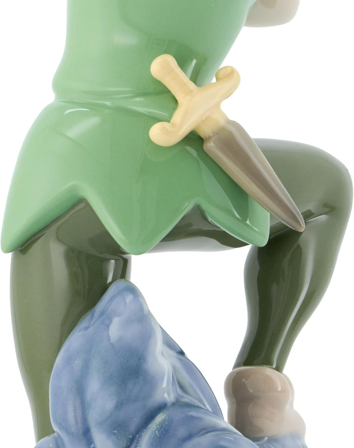 NAO Peter PAN, Porzellan, grün, 28x10cm