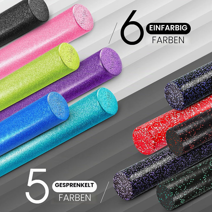 Yes4All Hochdichter EPP Runder Rücken-Foam Roller, Trainingsrolle für Yoga, Pilates &amp; Dehnen – 30, 4