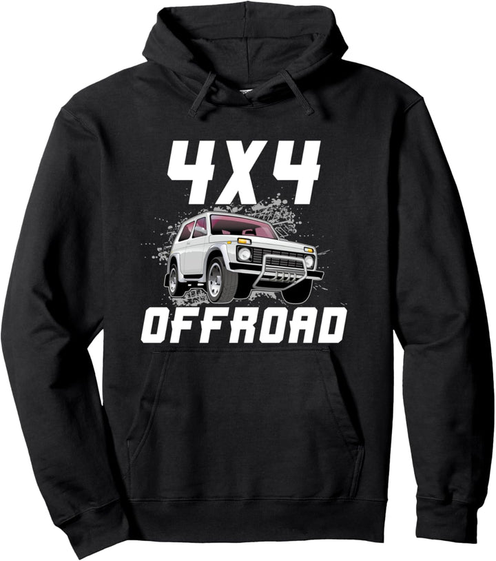 Lada Niva 4x4 Offroad russischer Geländewagen Pullover Hoodie