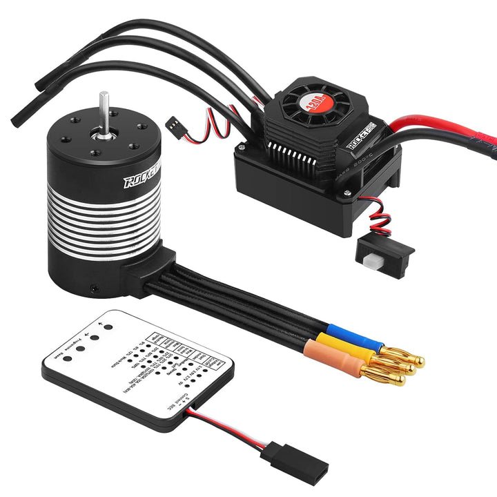 3650 5900KV Bürstenloser RC Motor und 120A ESC & Programm Karten Set Wasserdicht Motor ESC Combo Upd