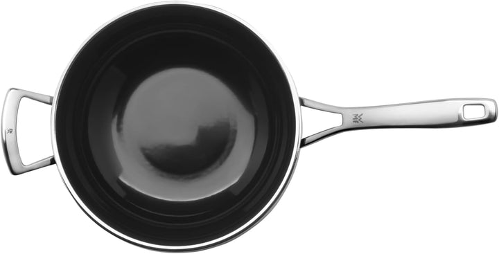 WMF Fusiontec Mineral Wokpfanne Induktion 28 cm, Wok, High-Tech Keramik, backofenfest, kratzfest, sc