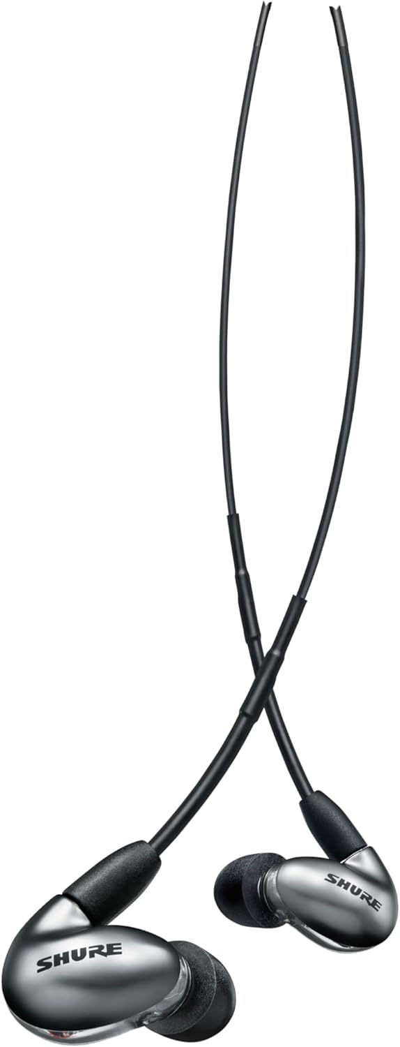 Shure SE846 Kabelgebundene schallisolierende Kopfhörer Gen 2, sichere In-Ear-Ohrhörer, hochwertiger