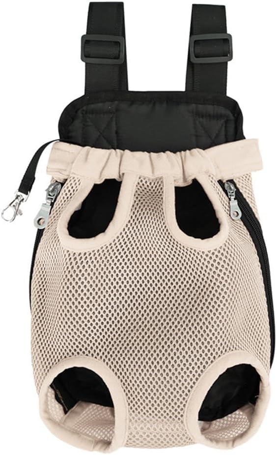 Rucksack für Haustiere, verstellbare Vordertasche für Katzen, belüftete Brusttasche für Hunde mit Ha