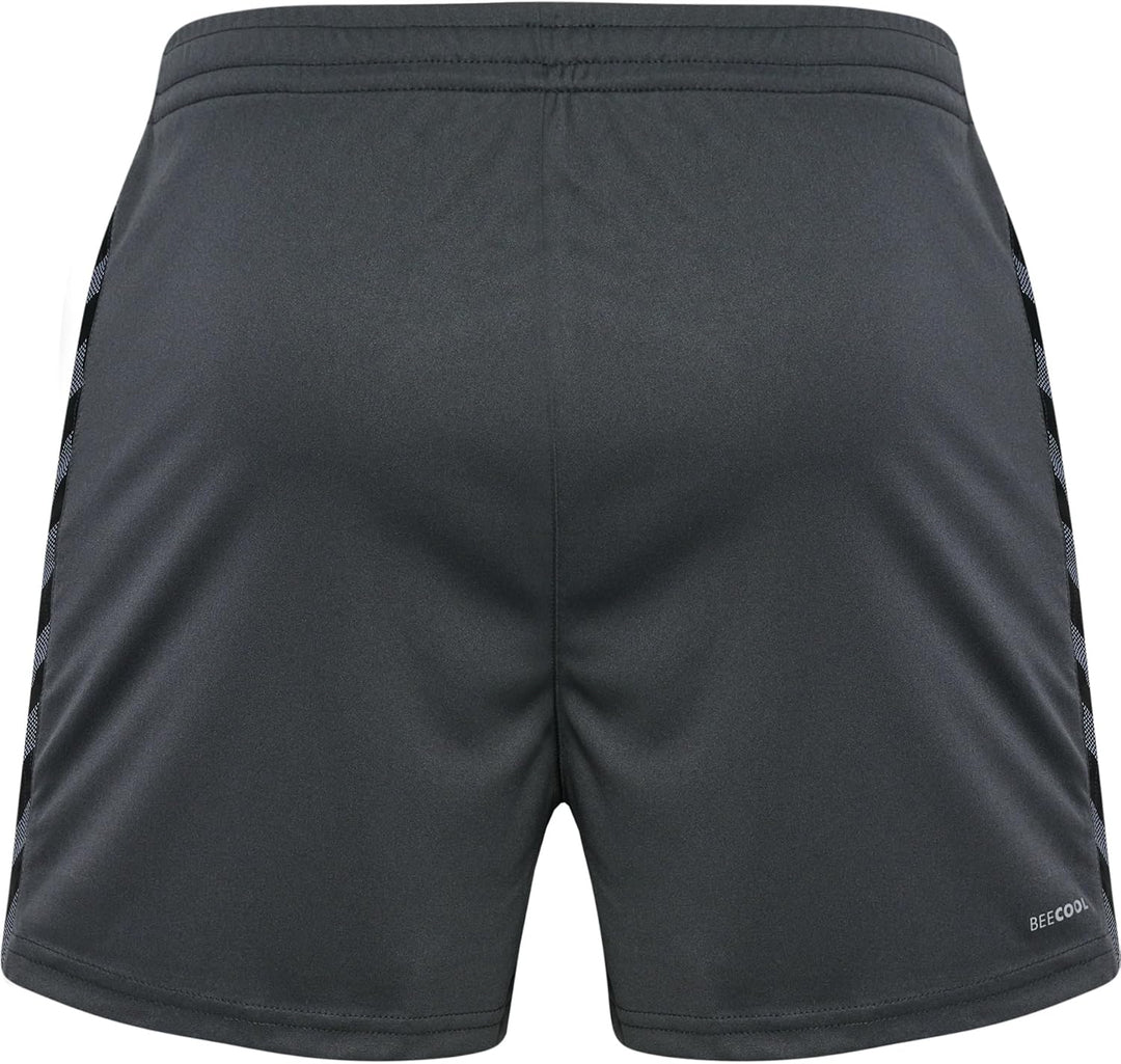 Hummel Damen Shorts Hmlauthentic Pl Shorts Woman S Asphalt, S Asphalt