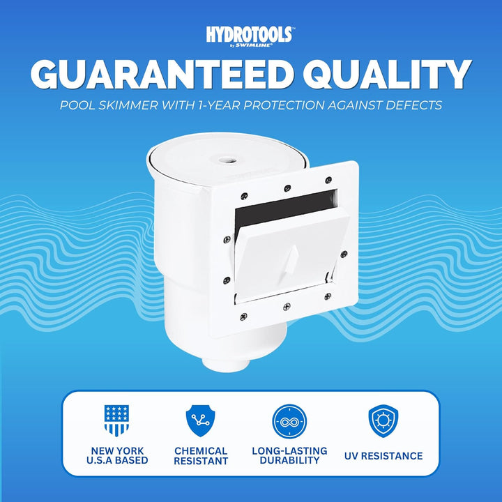 Swimline 8940 Complete Standard Thru-Wall Skimmer, One Size, Multi Standard-Wand-Skimmer (weiss), St