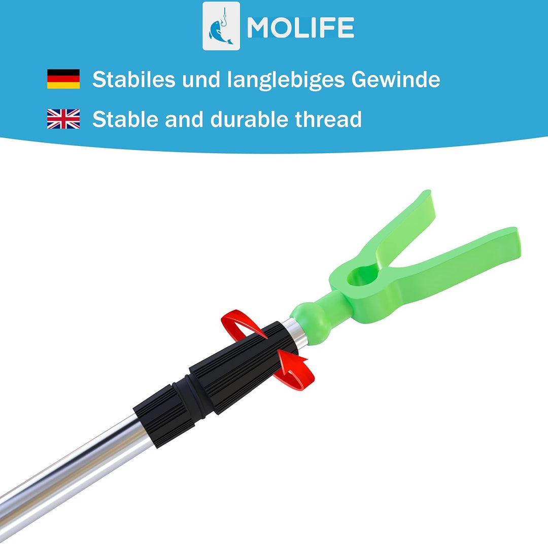 MoLife Rutenhalter Rutenständer Angelzubehör Angelrutenständer Set (8er Set), 8er Set