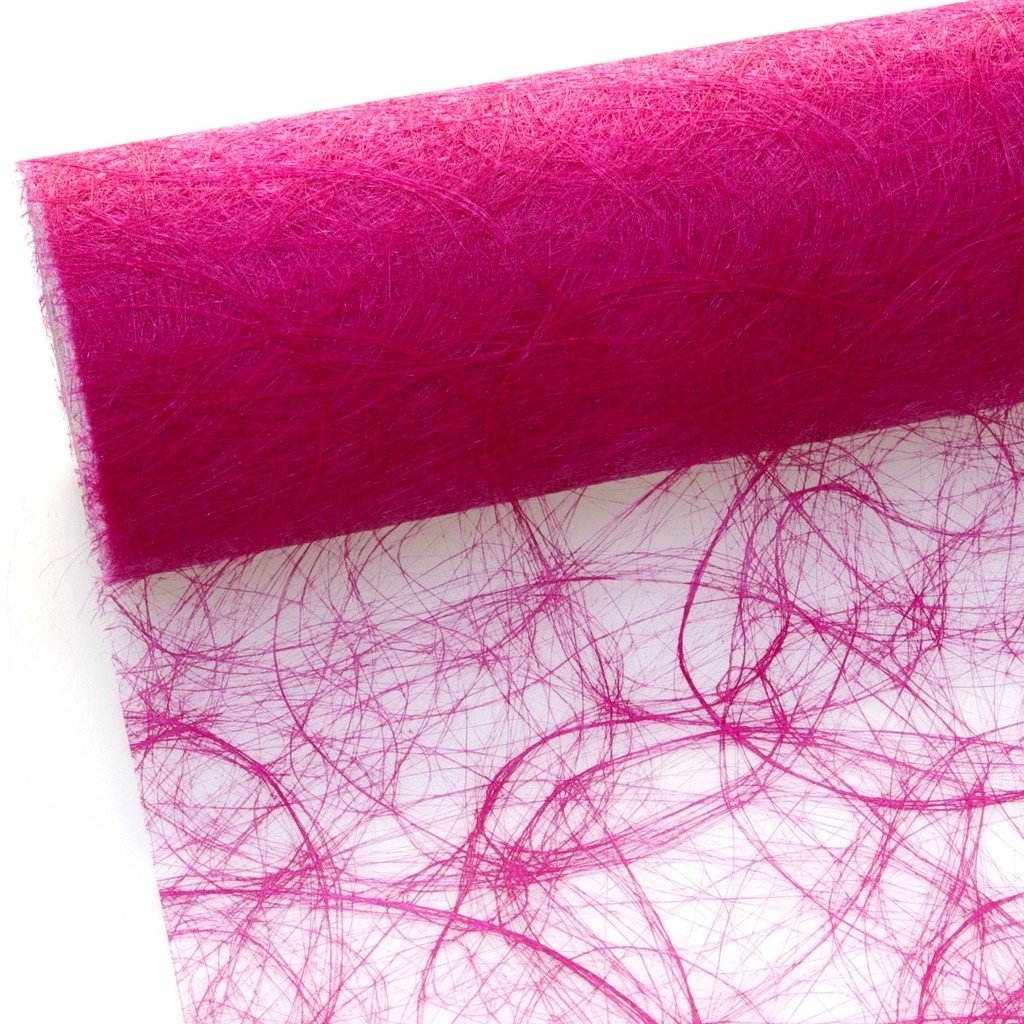 Sizoweb Tischband - 25 Meter Rolle + 100 Deko Herzen Gratis (30cm Breite,in Pink) 30cm Pink, 30cm Pi