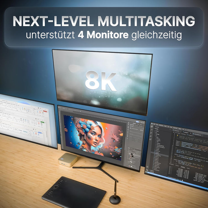 FutureNUC Lux Intel® Core-i5 13. Gen. • NUC 13 Lux PC • 10 Kerne, bis zu 4,6GHz • 16GB RAM, 512GB SS