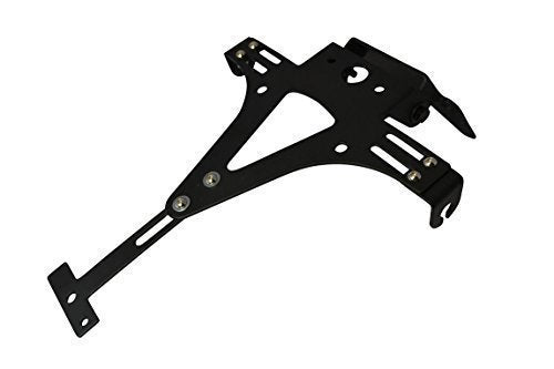 Hochwertig Schwarz Universal Verstellbar Motorrad Kennzeichenhalter Kennzeichen Nummernschild Halter