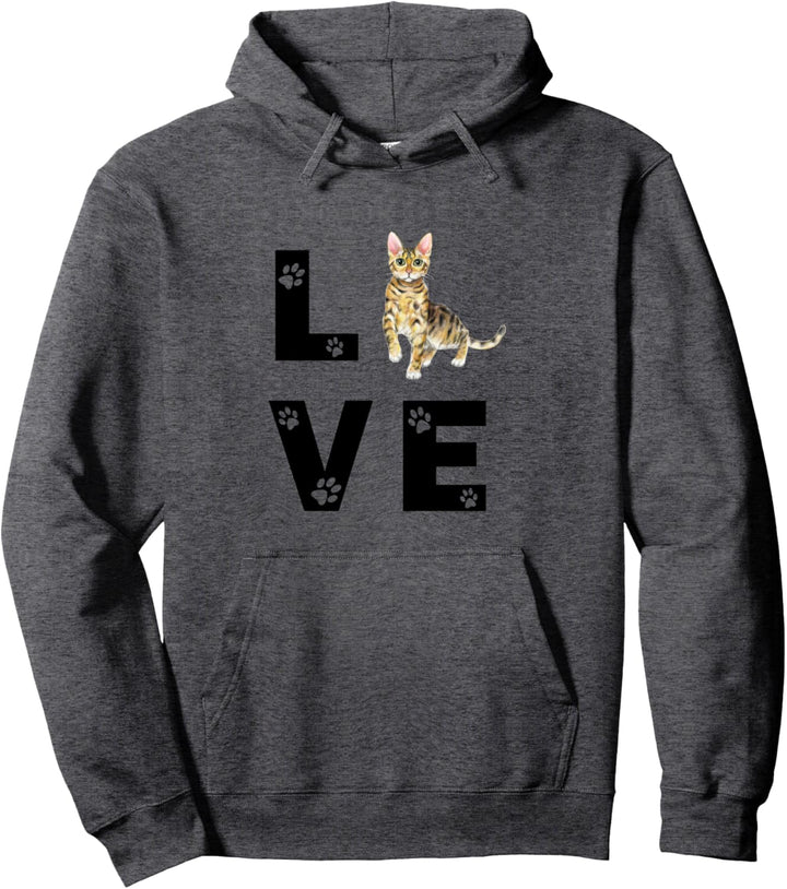 BENGAL Katze Love Katzenmama Frauchen Pullover Hoodie