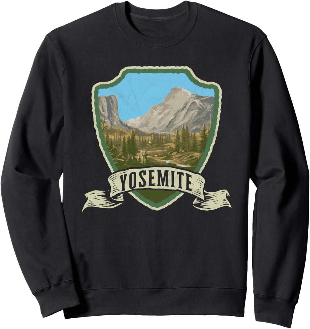 Half Dome Yosemite National Park California Vintage Graphic Sweatshirt