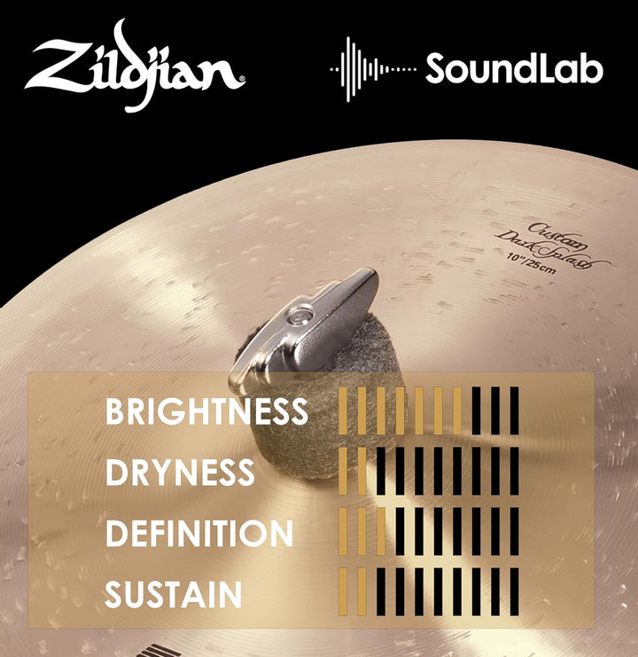 Zildjian K Custom Series - 10" Dark Splash Cymbal 10 Zoll, 10 Zoll