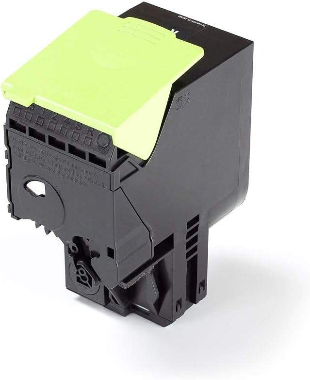 Green2Print Toner Doppelpack, 2 Kartuschen 2X 4000 Seiten ersetzt Lexmark 80C0H10, 800H1, 80C2HK0, 8