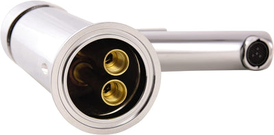 aquaSu® Waschtischarmatur Lago 2.0 in chrom mit Wasserspar-Funktion, Einhebelmischer mit Stickgriff,