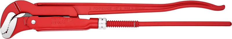 KNIPEX Rohrzange S-Maul, Chrom-Vanadium, rot pulverbeschichtet, 570 mm, 83 30 020 570 mm, Spannweite