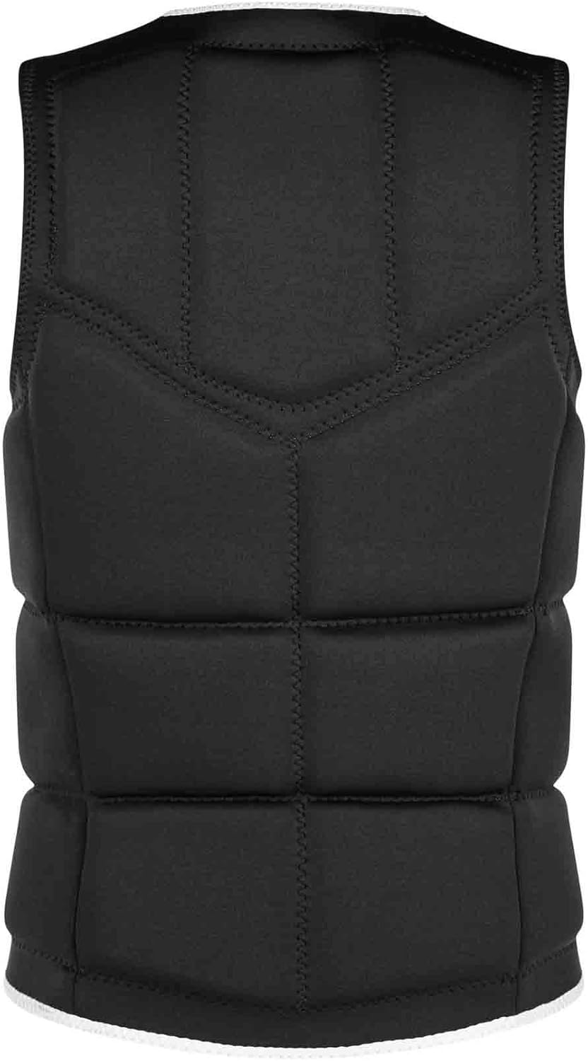 Mystic Watersports - Surf Kitesurf & Windsurfing Brand Front Zip Wake Impact Weste Top - Schwarz - U