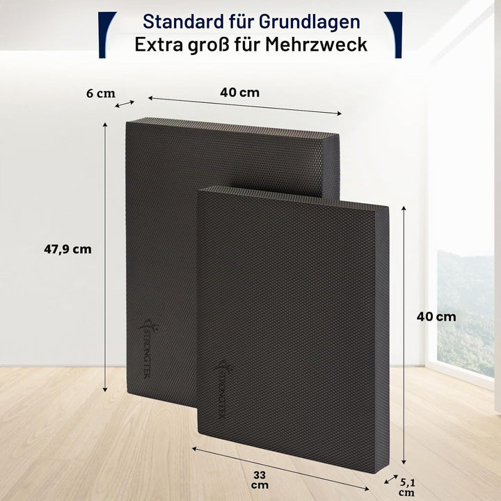 StrongTek Extra breites Schaumstoff-Balance-Pad für Physiotherapie, 48,3 x 40,1 x 6,1 cm, hochdichte