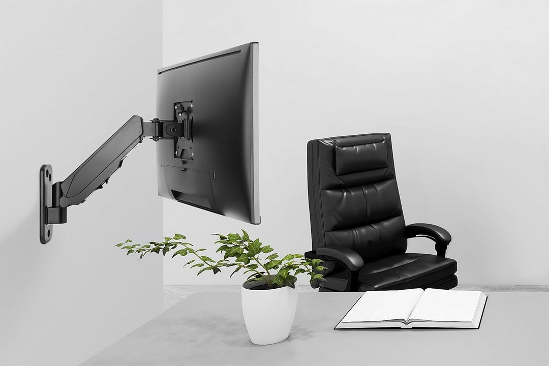 DIGITUS Monitor-Wandhalterung mit Gasdruckfeder - für 17-32 Zoll Bildschirme - 8 kg max Belastung -