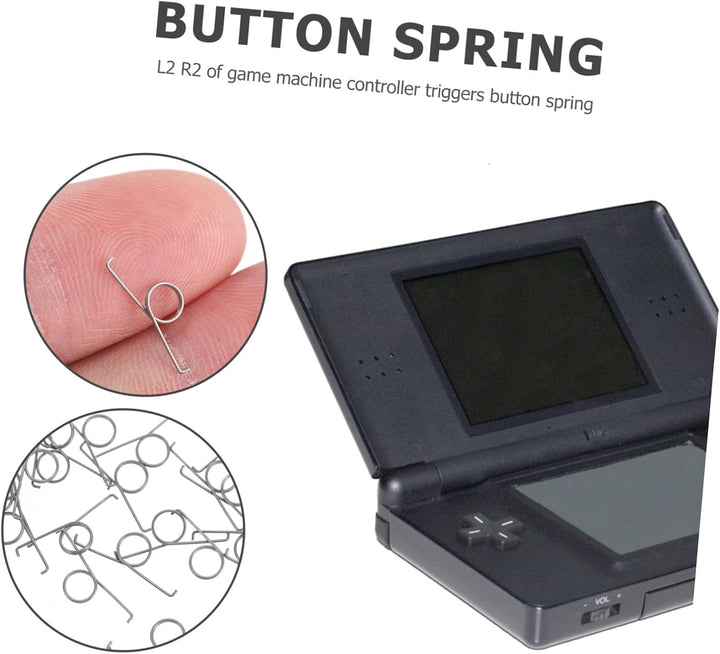 Garneck 50 Stück Eisen Spielmaschine Controller Feder Ersatz Metall Auslöseknopf Feder Für Spielkons