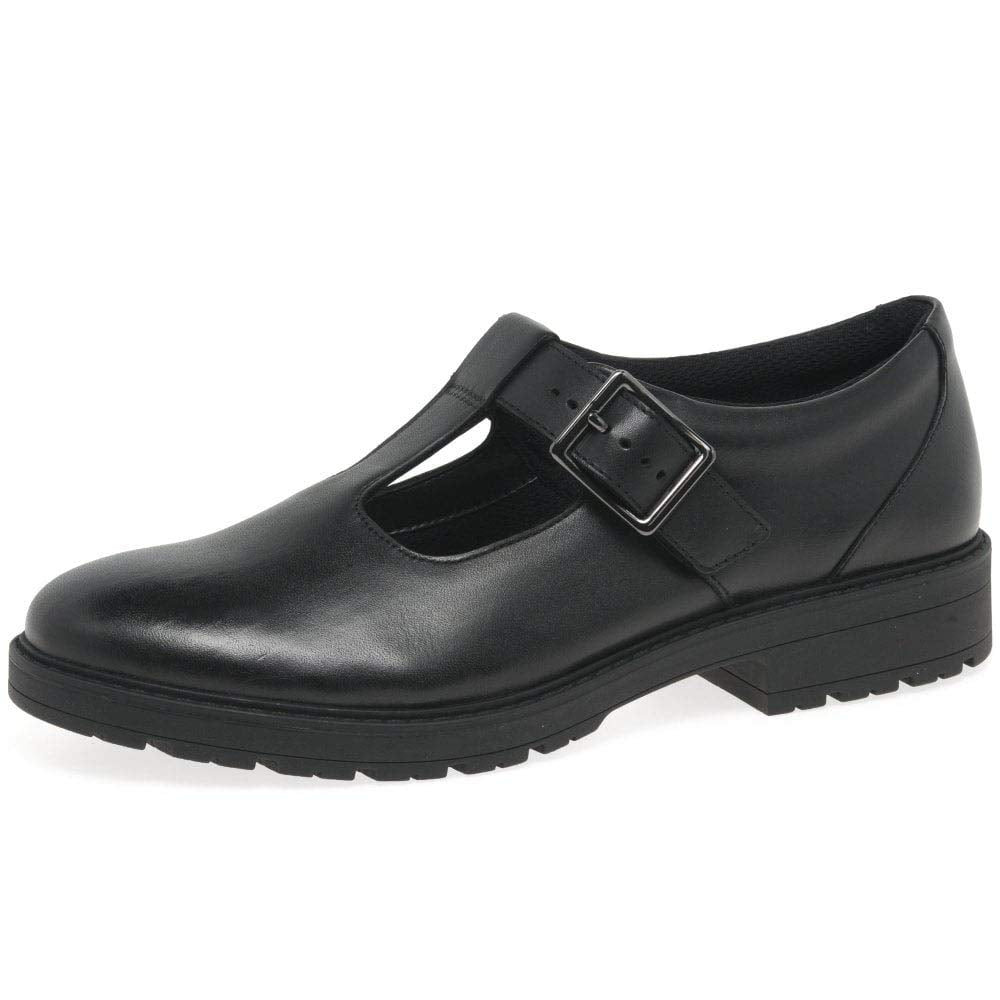Clarks Loxham Shine Schulschuhe für Mädchen 35.5 EU Schwarz, 35.5 EU Schwarz