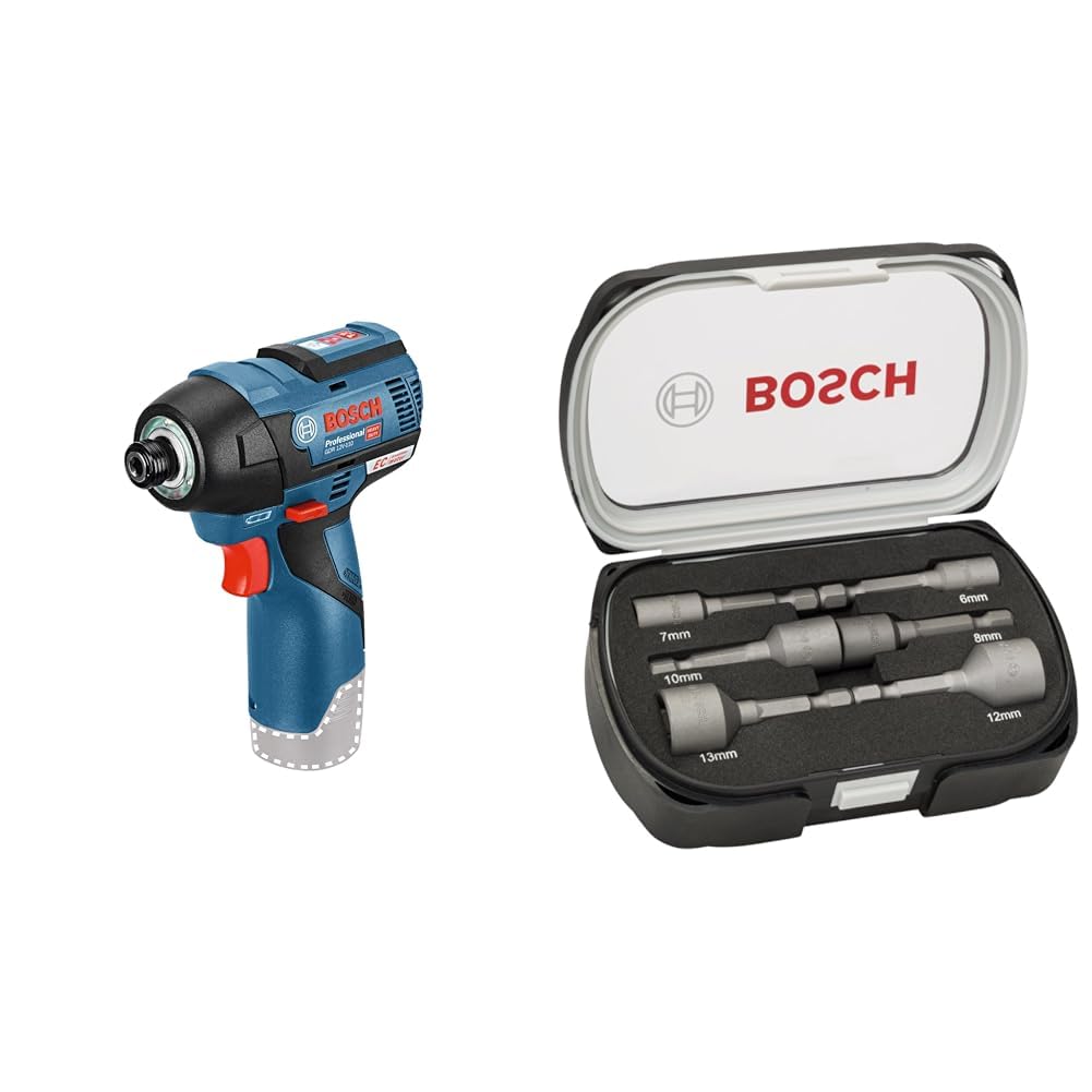 Bosch Professional 12V System Akku Drehschlagschrauber GDR 12V-110 (ohne Akkus und Ladegerät, im Kar