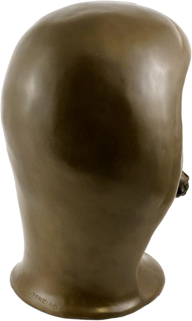 Kunst & Ambiente - Bronzefigur - Girl with Rose (1924) - signiert - Otto Gutfreund Skulptur - 100% B