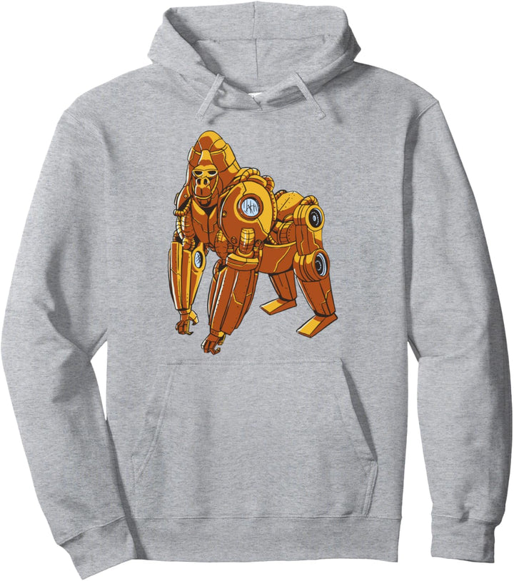 Gorilla Steampunk-Maschine Pullover Hoodie