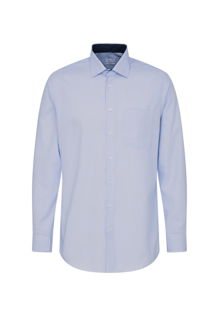 Seidensticker Herren Hemd 38 Hellblau, 38 Hellblau