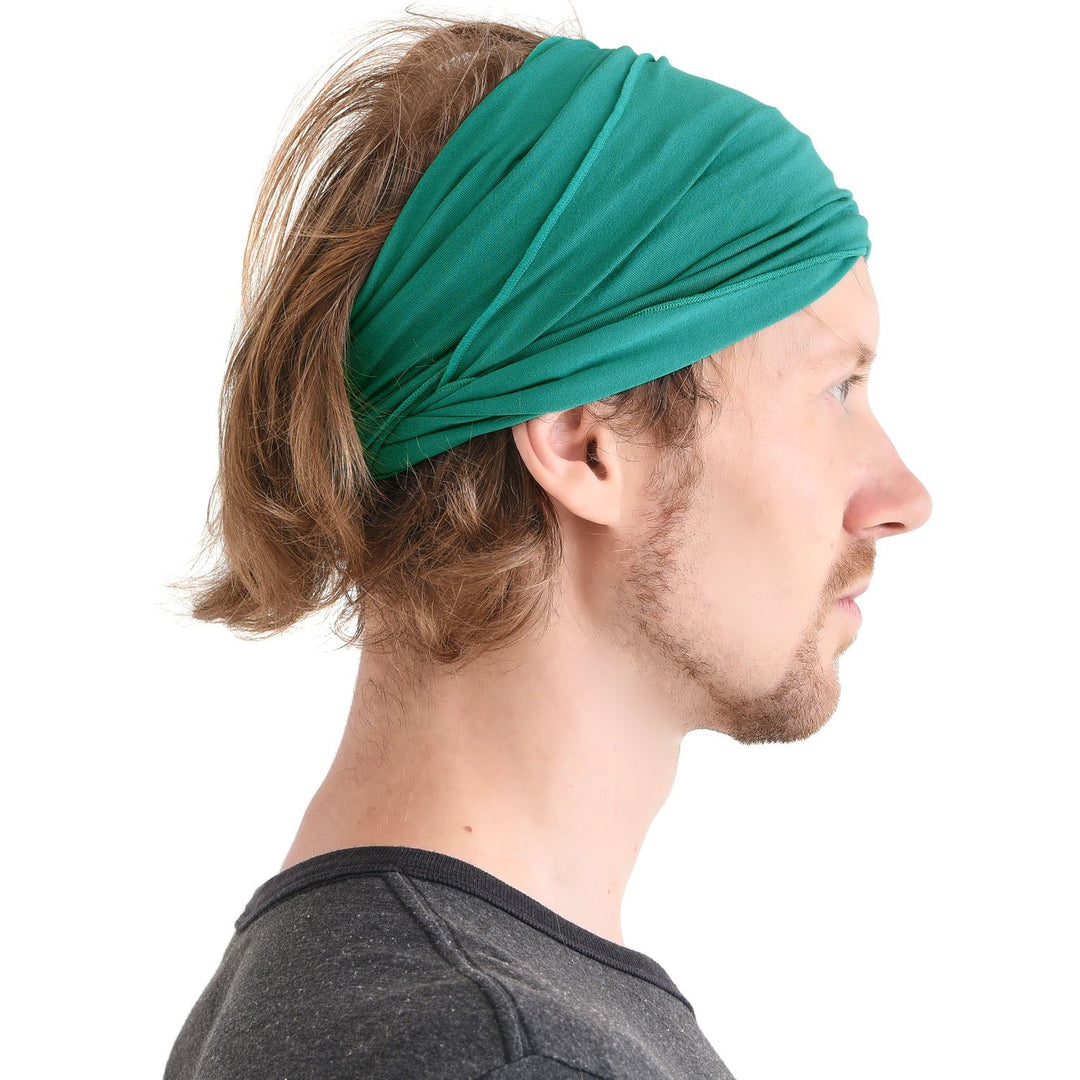 Dünnes Lauf Stirnband Sport Haarband Herren, Bandana Damen Sommer Japanische Mode Lang, Loop Tuch Zu