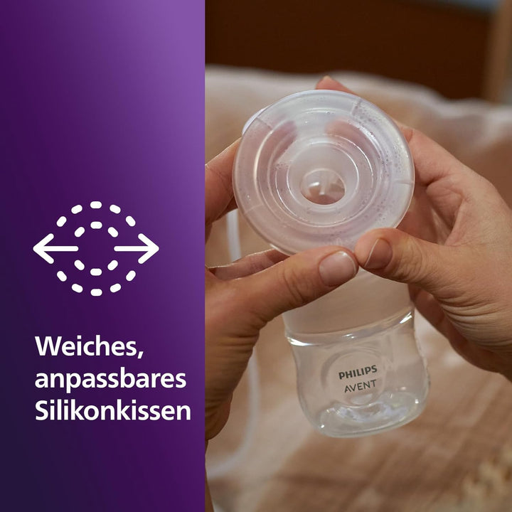 Philips AVENT Doppelmilchpumpe Premium - mit Natural Motion Technologie, wiederaufladbarem Akku, Tim