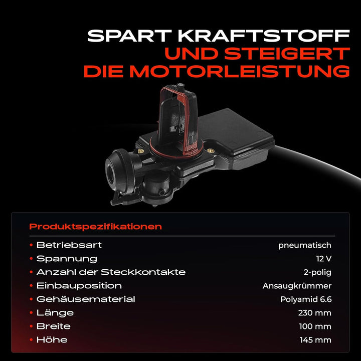 Ventil Luftsteuerung Ansaugluft für 3er E46 5er E39 E60 E61 X3 E83 Z3 Roadster E36 Z4 Roadster E85 2