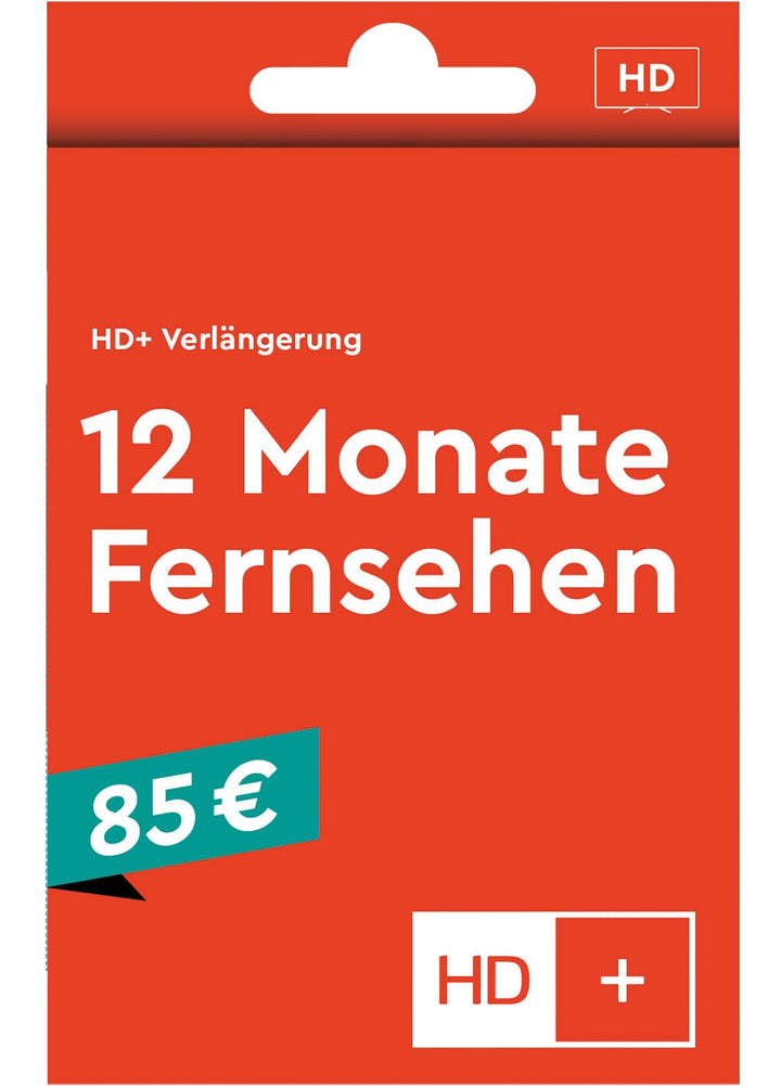 HD+ Verlängerung für 12 Monate per Email, Fernsehen über Satellit oder Internet
