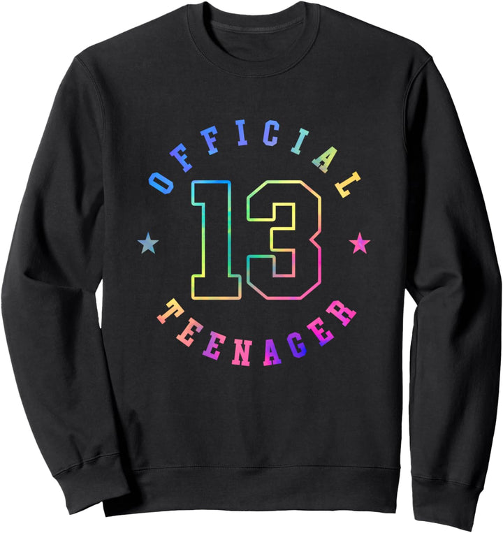 Offizieller Teenager Dreizehn Jahre alt 13. Geburtstag Sweatshirt
